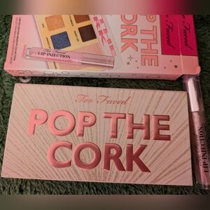 BNIB Too Faced Pop the Cork palette and lip plump